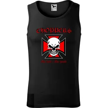 Pánské tílko Pánské tílko Choppers Ride Loud - Ride Proud černé - Velikost XXL