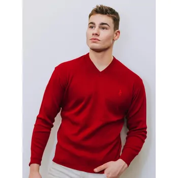 Pánský svetr Pánský svetr 01 červený, VELIKOST M