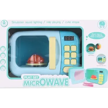 Dětská kuchyňka Dudlu Mikrovlnka modrá na baterie