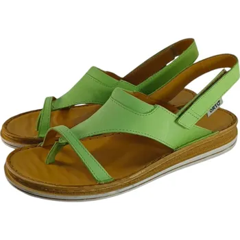 Dámské sandále 4380/I/P - letní kožené zdravotní žabky/sandály se zadním páskem s možností nožních podpor a vlastní barvy barvy 41