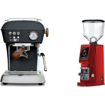 Kávovar Ascaso Dream PID, Anthracite + Eureka Atom W 65, ferrari red