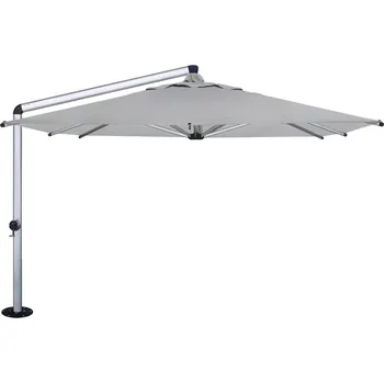 Slunečník Shademaker Boční slunečník Shademaker Galaxy, potah polyester 310 g/m2, barva krémová 5843 (vanilla/ecrú), kulatý, rozměr 500 cm (5 m)