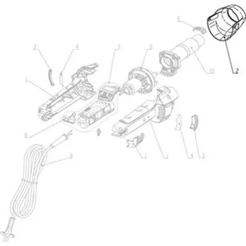 Horkovzdušná pistole Steinel 110040719 - Náhradní díl - Ochranná trubice Protection tube pro HG 2620 E