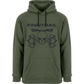 Finntrail Hoody ATV skull Khaki S