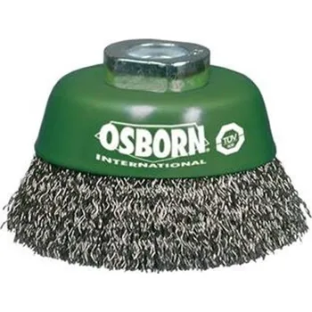 Drátěný kartáč Osborn 0442613362 - Kartáč hrncový drátěný pr. 75 mm, závit M14, NEREZový drát 0,5 mm SUPERIOR, material 1.4401