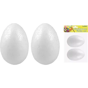 Velikonoční dekorace Wiky Vajíčko dekorační polystyrénové 9 cm, 2ks