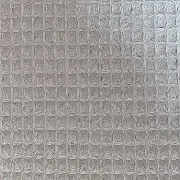 Látka vaflovina světle šedá, š.145 cm EU