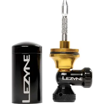 Multiklíč Lezyne TUBELESS CO2 BLASTER W/O CO2 černá/zlatá - 10 % pro přihlášené BFEXTRA10
