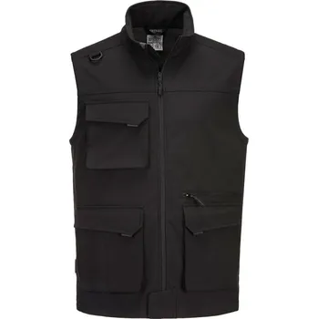 pracovní vesta PORTWEST Vesta KX363, softshell POR-KX363BKRXL XL Černá