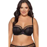 Podprsenka s krajkovým vzorem Ava 2109 Maxi Velikost: 105D, Barva: Černá