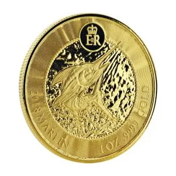 Sběratelství 1 unce zlatá mince Cayman Islands Marlin Speerfisch 2018