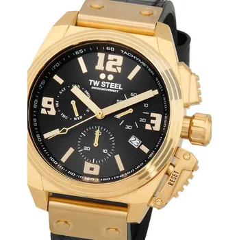 Hodinky TW-Steel TW1118 Mens Watch Canteen Chronograph 46mm 10ATM
