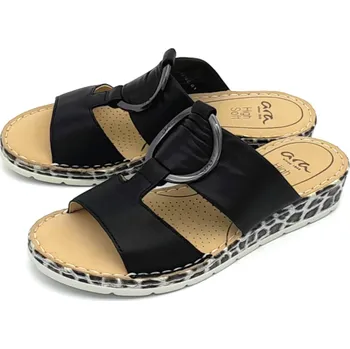 Dámské pantofle Dámské kožené pantofle 16166 ARA KOM černé Barva: schwarz, Velikost: 37