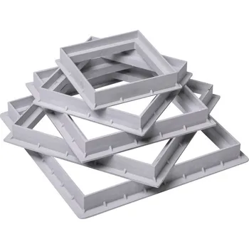 poklop Rám pro rošt nebo poklop Varianta: 400 x 400 mm - šedá