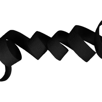 Textilní guma Pruženka hladká pletená šíře 15 mm Barva: Černá