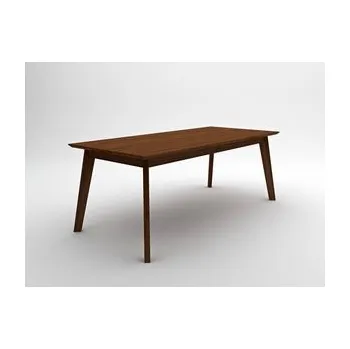 Jídelní stůl Lefkáda jídelní rozkládací stůl, ořech, lak 120x80+1x45 cm