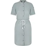 Šaty dámské LOAP NURY zelené žíhané M