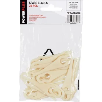 Příslušenství k zahradní technice POWERPLUS POWACG6010 - Sada nožíků 25 ks pro POWDPG75415