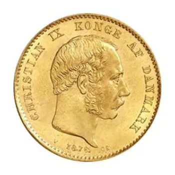 20 koruna zlatá mince Dänemark Christian IX.