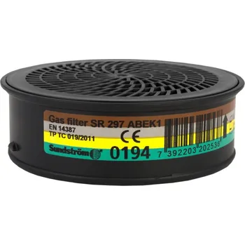 Plynová maska SUNDSTROM Filtr SUNDSTRÖM SR 297 ABEK1 pro polomasky a celoobličejové masky F8030