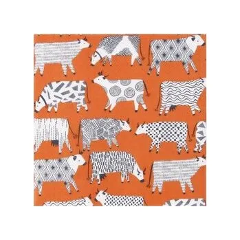 Papírový ubrousek Papírové ubrousky Curious Cows