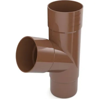 okap Covernit Plastové napojení do svodu PVC 90 mm hnědá