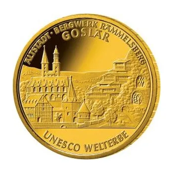 1/2 unce zlatá mince - 100 Euro Goslar 2008 (F)