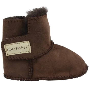 Dětská móda En Fant dětské kožené capáčky z jehněčí kůže 811840 - 03 Velikost: M VLNA, JEHNĚČÍ KŮŽE