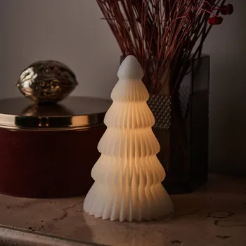Lampička Sirius Dekorativní světlo Claire LED, bílý voskový stromek 19 cm bílá 1 x LED dioda