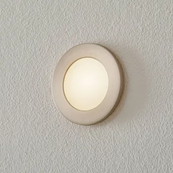 Lampička BEGA Accenta nástěnné světlo kulaté rám ocel 160lm nerez, bílá LED celkem 2,1 W - Doprava zdarma