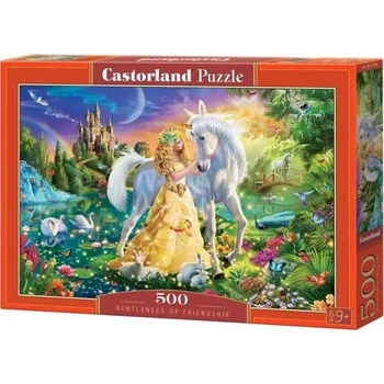 Puzzle Castorland Princezna s jednorožcem 53766 500 dílků