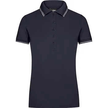 Dámské tričko James&amp;Nicholson Dámská polokošile JN985 Navy-White L