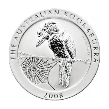 Sběratelství 1 kilogram stříbrná mince Austrálie Kookaburra 2008