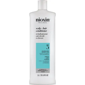 Nioxin System 3 Scalp + Hair Conditioner kondicionér pro barvené řídnoucí vlasy 1000 ml