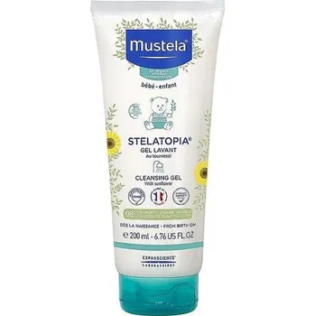 Sprchový gel Mustela Bébé Stelatopia Cleansing Gel - Sprchový gel 200 ml