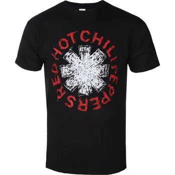 Tričko metal pánské Red Hot Chili Peppers - Scribble Asterisk - ROCK OFF - RHCPTS21MB - XXL