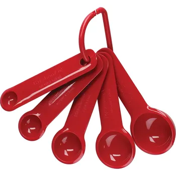 KitchenAid Sada kuchyňských odměrek 5 ks červená KQG057OHERE