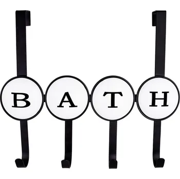 Držák na ručník Držák ručníků závěsný černý AWD Interior 1482