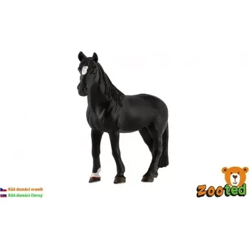 Figurka ZOOted Kůň domácí vraník zooted plast 13cm