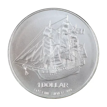 1 unce stříbrná mince Cook Islands Bounty