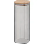 KELA Dóza skladovací sklo / dřevo NEA 2 l KL-10779