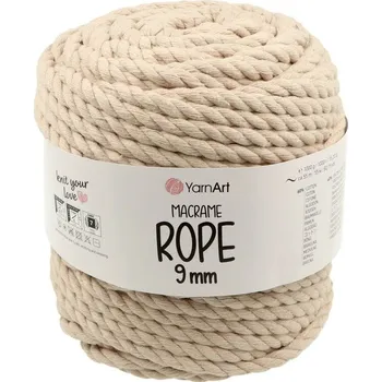 YarnArt Macrame Rope 753 béžový 9mm