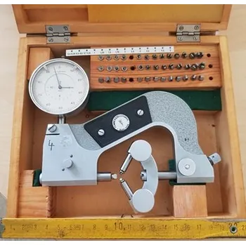Pasametr na tříbřité závitníky 3612.35, TGL. Komparativní (porovnávací) měřidlo (Kliknutím níže obrázky zvětšíte)