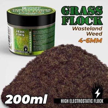 Příslušenství k deskovým hrám Green Stuff World Static Grass Flock 4-6mm - WASTELAND WEED - 200 ml (Green Stuff World)