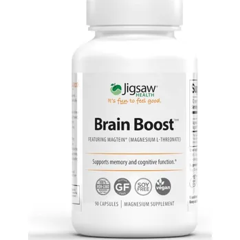 Jigsaw Health | Hořčík L- Treonát 144 mg - Brain Boost™ rýchlo sa uvoľňuje do krvného obehu – 90 kapsúl