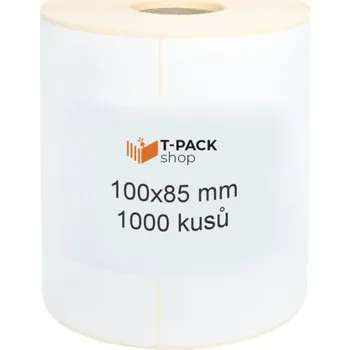 Samolepící etiketa Termotransferové etikety 100x85 1000ks 40mm