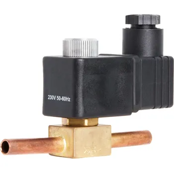 Ventil ERS | Dvoucestný elektromagnetický ventil - přímo ovládaný na chladiva Napájecí napětí: 230 VAC, DN-Připojovací rozměr: DN 5 - 6mm ODF