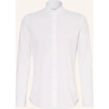 Pánská košile Profuomo Pánská Košile Z Piké Slim Fit, bílá, 44