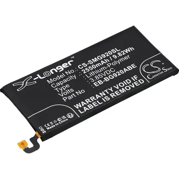 Baterie pro mobilní telefon Baterie Cameron Sino CS-SMG920SL pro Samsung Galaxy S6 TD-LTE - neoriginální