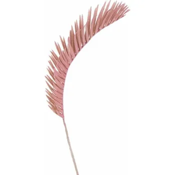 umělá květina Palmový list pastel - růžová vintage